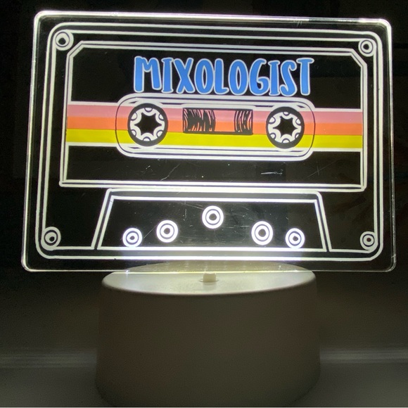 Mixologist Cassette Tape Light - Picture 2 of 11